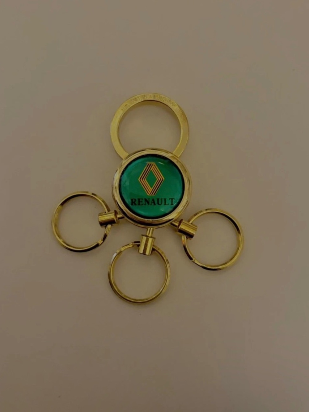 Vintage Renault Truck Car Fob Keychain Keyring Automobile Ring Original